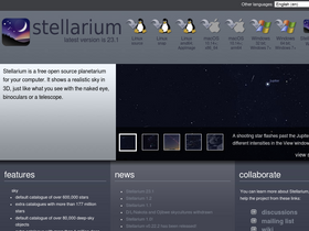 'stellarium.org' screenshot