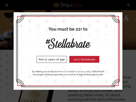 'stellarosawines.com' screenshot