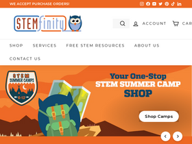 'stemfinity.com' screenshot