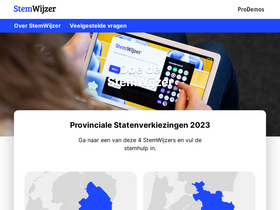 'stemwijzer.nl' screenshot