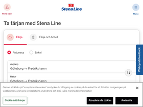 'stenaline.se' screenshot