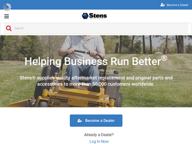 'stens.com' screenshot