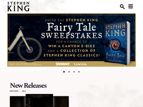'stephenking.com' screenshot