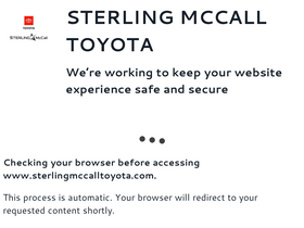 'sterlingmccalltoyota.com' screenshot