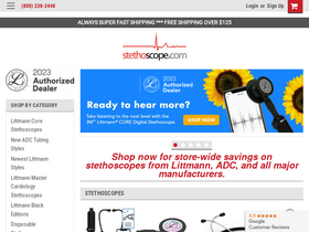 'stethoscope.com' screenshot