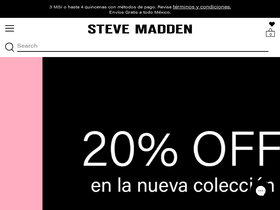 'stevemadden.com.mx' screenshot