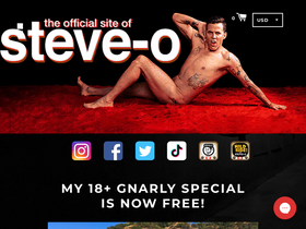 'steveo.com' screenshot