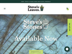'stevesleaves.com' screenshot