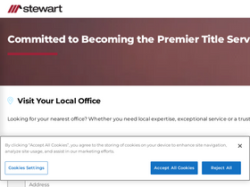 'stewart.com' screenshot