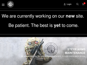 'steyr-arms.com' screenshot