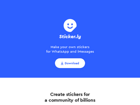 'sticker.ly' screenshot