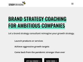 'stickybranding.com' screenshot