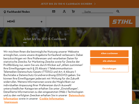 'stihl.de' screenshot