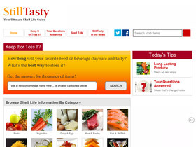 'stilltasty.com' screenshot