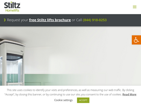 'stiltzlifts.com' screenshot