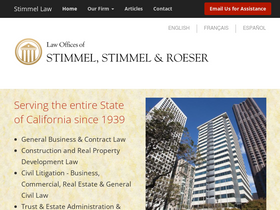 'stimmel-law.com' screenshot