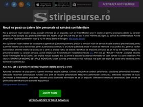 'stiripesurse.ro' screenshot