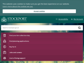 'stockport.gov.uk' screenshot