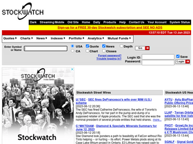 'stockwatch.com' screenshot