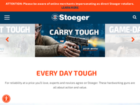 'stoegerindustries.com' screenshot