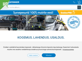 'stokker.ee' screenshot