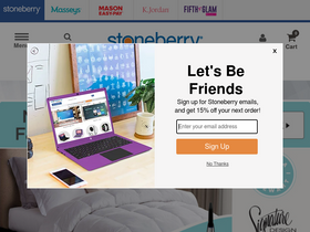 'stoneberry.com' screenshot