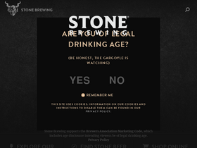 'stonebrewing.com' screenshot