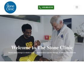 'stoneclinic.com' screenshot