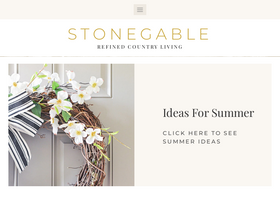 'stonegableblog.com' screenshot
