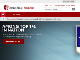'stonybrookmedicine.edu' screenshot