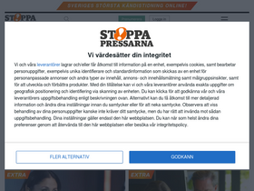'stoppapressarna.se' screenshot