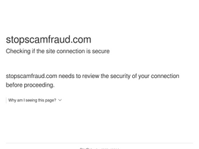 'stopscamfraud.com' screenshot