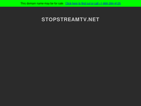 'stopstreamtv.net' screenshot