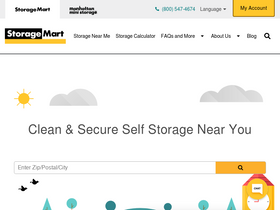 'storage-mart.com' screenshot