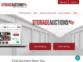 'storageauctions.com' screenshot