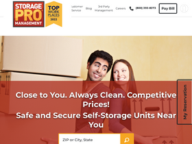 'storagepro.com' screenshot