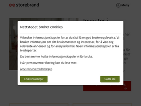 'storebrand.no' screenshot
