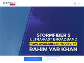 'stormfiber.com' screenshot