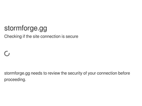 'stormforge.gg' screenshot