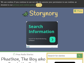 'storynory.com' screenshot