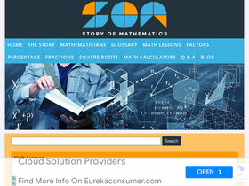 'storyofmathematics.com' screenshot