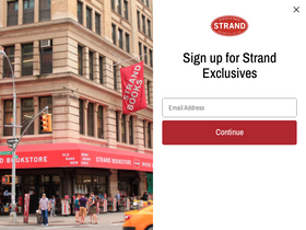 'strandbooks.com' screenshot