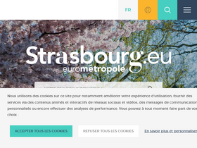 'strasbourg.eu' screenshot