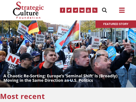 'strategic-culture.org' screenshot