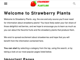'strawberryplants.org' screenshot