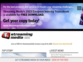 'streamingmedia.com' screenshot