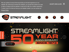 'streamlight.com' screenshot