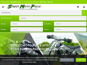 'street-moto-piece.fr' screenshot