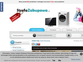 'strefa-zakupowa.pl' screenshot