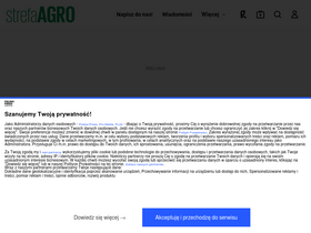 'strefaagro.pl' screenshot